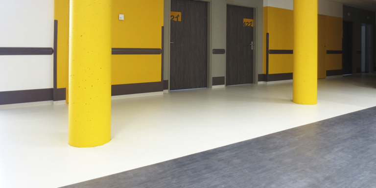 yellow coloured wall and pillar protector