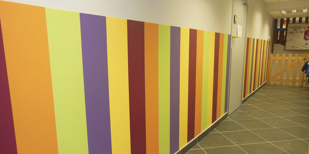 rainbow wall protection panel