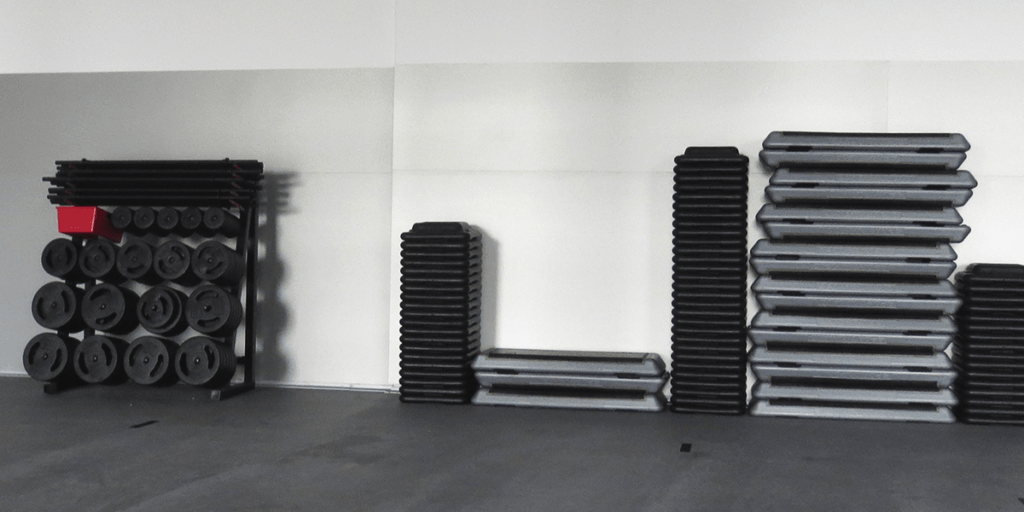 gym area protected with wall panels