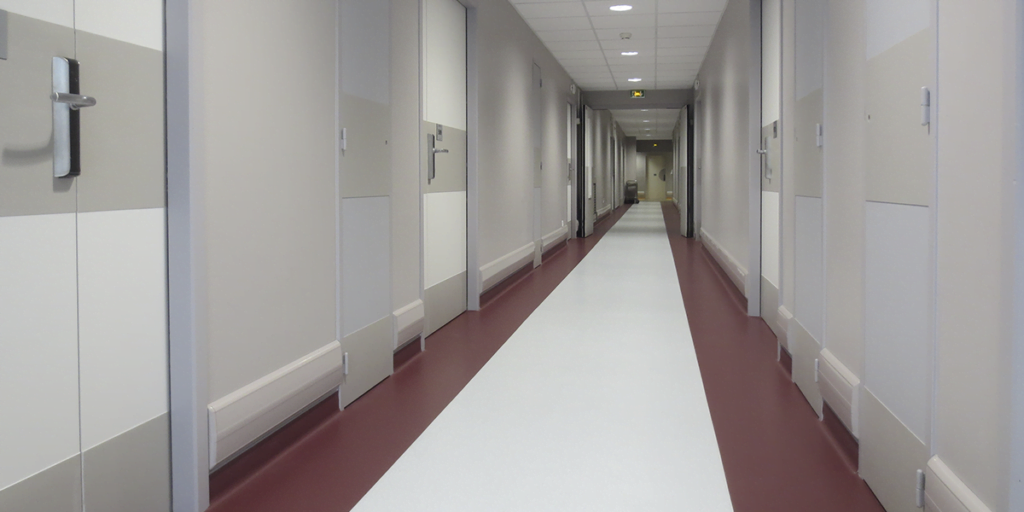 door and wall protectors in hallway