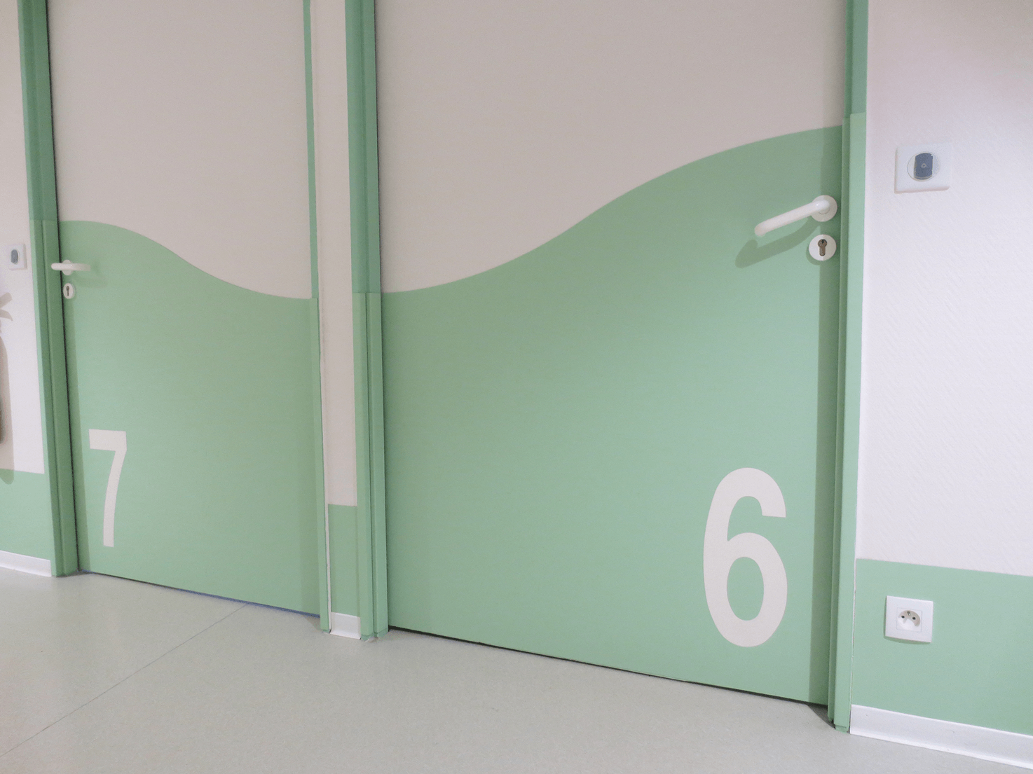 door number signage panels